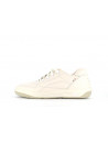 basket blanche en cuir